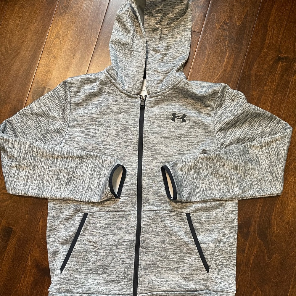Under Armour Boy’s Gray Zip-Up Hoodie
